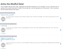 Tablet Screenshot of anitathemindfuleater.blogspot.com