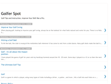 Tablet Screenshot of pro-golfspot.blogspot.com