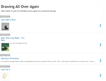 Tablet Screenshot of drawingalloveragain.blogspot.com