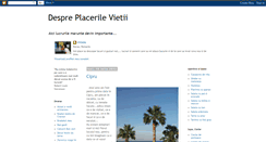 Desktop Screenshot of despreplacerilevietii.blogspot.com