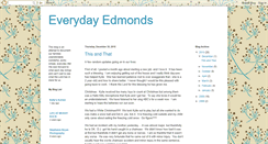 Desktop Screenshot of edmondsfamilynews.blogspot.com