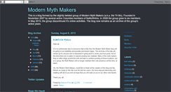 Desktop Screenshot of modernmythmakers.blogspot.com