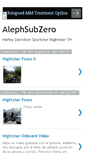 Mobile Screenshot of alephsubzero.blogspot.com