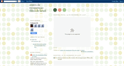 Desktop Screenshot of centroderecuperacaofilhosdeisrael.blogspot.com