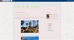 Desktop Screenshot of freetobesorelle.blogspot.com