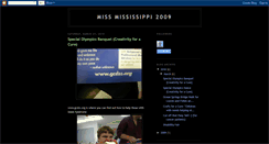 Desktop Screenshot of missmississippi2009.blogspot.com