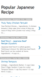 Mobile Screenshot of popularjapaneserecipe.blogspot.com