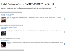 Tablet Screenshot of gastromoterosdeteruel.blogspot.com