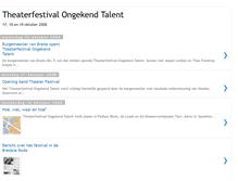 Tablet Screenshot of festivalongekendtalent.blogspot.com