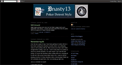Desktop Screenshot of dnasty13poker.blogspot.com