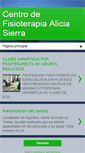 Mobile Screenshot of centrodefisioterapiaaliciasierra.blogspot.com