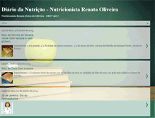 Tablet Screenshot of diariodanutricao.blogspot.com