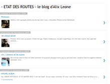 Tablet Screenshot of etatdesroutes-alixleone.blogspot.com