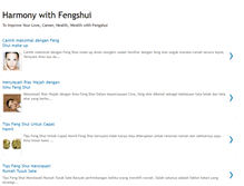 Tablet Screenshot of gayafengshui.blogspot.com