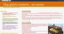 Desktop Screenshot of hoyquierocontarte.blogspot.com