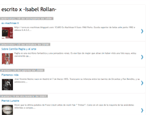 Tablet Screenshot of escritoxisabelrollan.blogspot.com