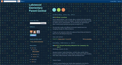 Desktop Screenshot of lakewoodparent.blogspot.com