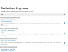 Tablet Screenshot of database-programmer.blogspot.com