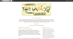 Desktop Screenshot of blogthelab.blogspot.com