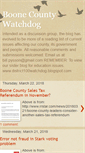 Mobile Screenshot of boonecountywatchdog.blogspot.com