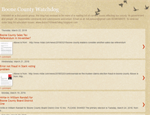Tablet Screenshot of boonecountywatchdog.blogspot.com