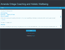 Tablet Screenshot of amandaortegacoaching.blogspot.com