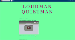 Desktop Screenshot of loudmanquietman.blogspot.com