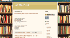 Desktop Screenshot of ianmacneill.blogspot.com