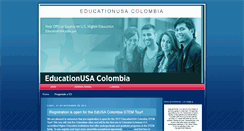 Desktop Screenshot of educationusa-colombia.blogspot.com