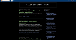 Desktop Screenshot of ellendegeneresnews.blogspot.com