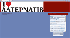Desktop Screenshot of laternative.blogspot.com
