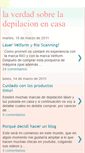 Mobile Screenshot of laverdadsobreladepilacionencasa.blogspot.com