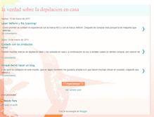 Tablet Screenshot of laverdadsobreladepilacionencasa.blogspot.com