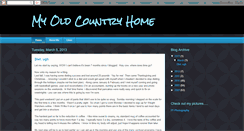 Desktop Screenshot of myoldcountryhome.blogspot.com