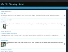 Tablet Screenshot of myoldcountryhome.blogspot.com