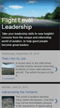 Mobile Screenshot of flightlevelleadership.blogspot.com