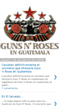 Mobile Screenshot of gunsnrosesenguatemala.blogspot.com