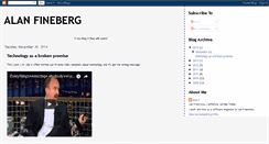 Desktop Screenshot of alanfineberg.blogspot.com