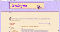 Desktop Screenshot of camilezinha.blogspot.com