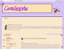 Tablet Screenshot of camilezinha.blogspot.com