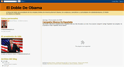 Desktop Screenshot of eldobledeobama.blogspot.com