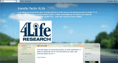 Desktop Screenshot of 4life-romania.blogspot.com