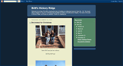 Desktop Screenshot of brittshickoryridge.blogspot.com
