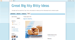 Desktop Screenshot of ittybittyideas.blogspot.com