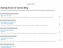 Tablet Screenshot of making-sense-of-scents-aromatherapy.blogspot.com