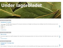 Tablet Screenshot of lagerbladet.blogspot.com