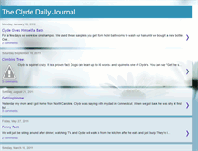 Tablet Screenshot of clydesdalejournal.blogspot.com