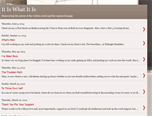 Tablet Screenshot of itiswhatitis-tmk.blogspot.com