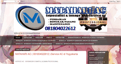 Desktop Screenshot of mataharijogjaac.blogspot.com