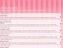 Tablet Screenshot of nonasthoughts.blogspot.com